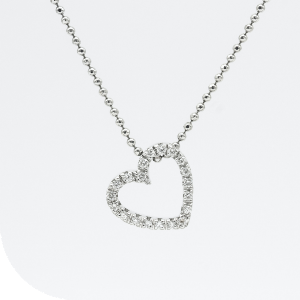 925 Silver heart necklace